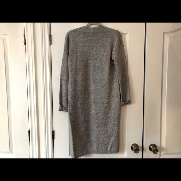 Bluenotes Long Grey Cardigan Size M Woman’s - Picture 5 of 8